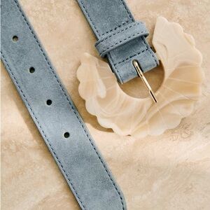 Sezane Sandy Belt Denim Blue T80
